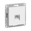 Розетка телефонная Schneider Electric AtlasDesign ATN000181 RJ11 белая