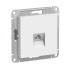 Розетка телефонная Schneider Electric AtlasDesign ATN000181 RJ11 белая