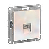 Розетка телефонная Schneider Electric AtlasDesign ATN000481 RJ11 жемчуг