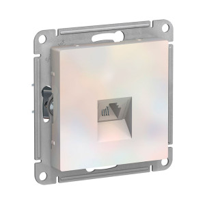 Розетка телефонная Schneider Electric AtlasDesign ATN000481 RJ11 жемчуг