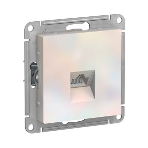 Розетка компьютерная Schneider Electric AtlasDesign ATN000483 RJ45 кат.5e жемчуг