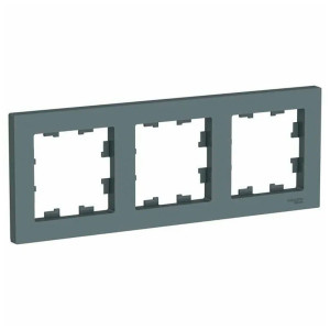 Рамка Schneider Electric AtlasDesign ATN000703 3 поста грифель