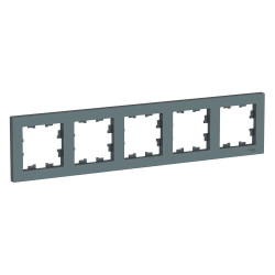 Рамка Schneider Electric AtlasDesign ATN000705 5 постов грифель