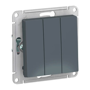 Выключатель Schneider Electric AtlasDesign ATN000731 3 клавиши грифель