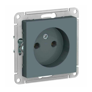 Розетка Schneider Electric AtlasDesign ATN000741 без заземления грифель