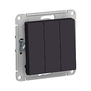 Выключатель Schneider Electric AtlasDesign ATN001031 3 клавиши карбон