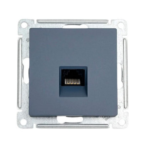 Розетка телефонная Schneider Electric AtlasDesign ATN000781 RJ11 грифель