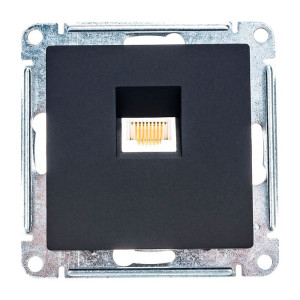 Розетка компьютерная Schneider Electric AtlasDesign ATN001083 RJ45 кат. 5Е карбон