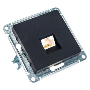 Розетка компьютерная Schneider Electric AtlasDesign ATN001083 RJ45 кат. 5Е карбон