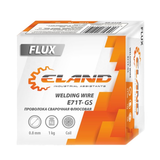 Проволока сварочная Eland E71T-GS 0.8 мм 1 кг