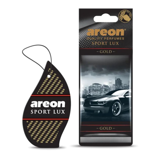 Ароматизатор воздуха Areon Sport Lux ARE-SL01 Gold картонка