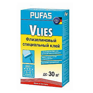 Клей для флизелиновых обоев Pufas Vlies Euro 3000 200 г