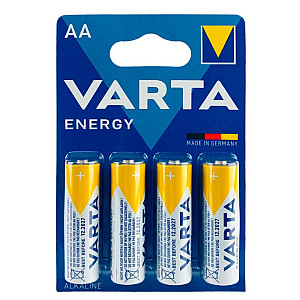 Батарейка Varta Energy LR6 AA Alkaline BL4 4/80/400 К