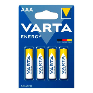Батарейка Varta Energy LR03 AAA Alkaline BL4 4/40/200 К