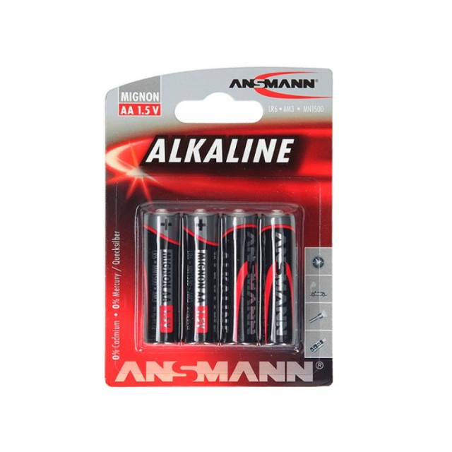 Батарейка Ansmann Alkaline Red 1.5V AA-BL4