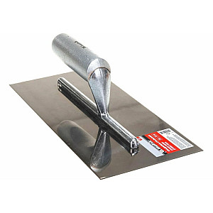 Гладилка стальная Matrix 86732 зеркальная полировка деревянная ручка 280*130 мм