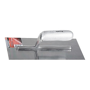 Гладилка стальная Matrix 86732 зеркальная полировка деревянная ручка 280*130 мм