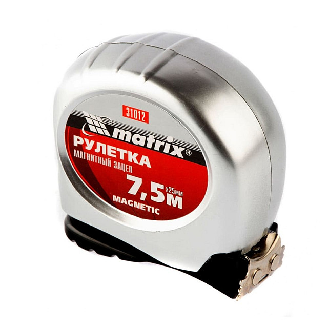 Рулетка Matrix Magnetic 31012 7.5 м*25 мм магнитный зацеп