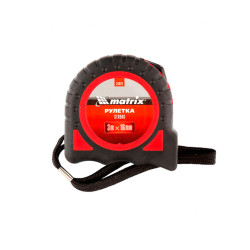 Рулетка Matrix Strong 31078 3 м*16 мм обрезиненный корпус