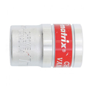 Головка торцевая Matrix 13117 17 мм 6-гранная CrV под квадрат 1/2