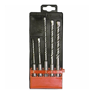 Набор буров по бетону Matrix SDS Plus 5-10 мм 5 шт