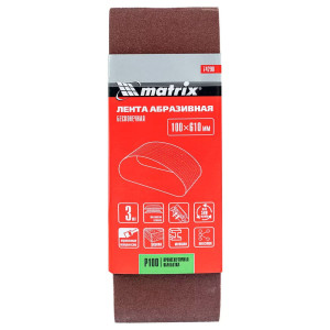 Шлифлента Matrix 74290 100*610 мм P100 бесконечная 3 шт