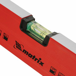Уровень магнитный Matrix 34718 3 глазка фрезерованный алюминиевый усиленный 1800 мм