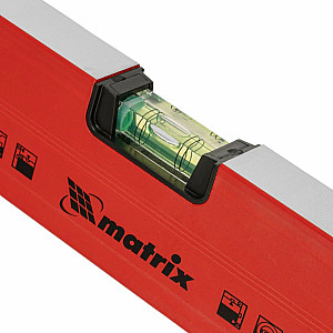 Уровень Matrix 34718 3 глазка алюминиевый фрезерованный магнитный усиленный 1800 мм