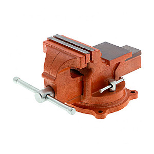 Тиски слесарные Sparta 186235 поворотные с наковальней 100 мм