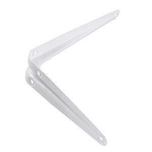 Кронштейн угловой Сибртех 93953 с ребром белый 200*250 мм