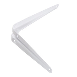 Кронштейн угловой Сибртех 94016 с ребром белый 175*225 мм