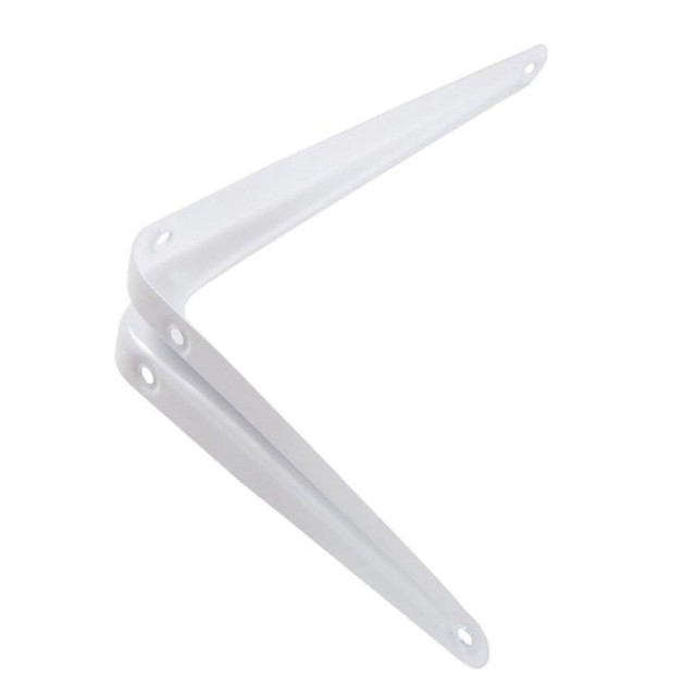 Кронштейн угловой Сибртех 94017 с ребром белый 250*300 мм