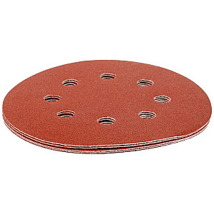 Круг абразивный Matrix 73807 125 мм P150 на ворсовой подложке 5 шт