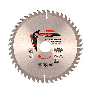 Диск пильный Matrix 73226 по дереву 210*32 мм 48  зубьев + кольцо 32/30