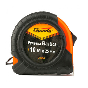 Рулетка Sparta Elastica 10 м*25 мм обрезиненный корпус