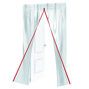 Пленочная дверь на молнии Matrix 88757 220*120 см с малярной лентой 2.5 см*10 м