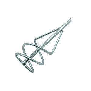 Миксер для песчано-гравийных смесей Denzel 848267 80*450 мм оцинкованный хвостовик SDS Plus