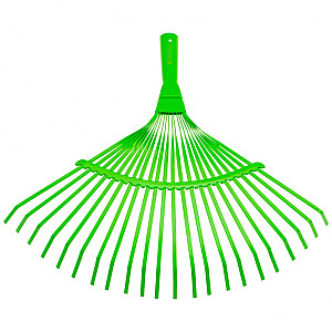 Грабли веерные Palisad 617705 стальные 425 мм 22 плоских зуба эмалированные без черенка