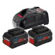 Набор аккумулятор Bosch StarterSet ProCORE 2 шт с зарядным Bosch GAL 1880CV 1600A0214C