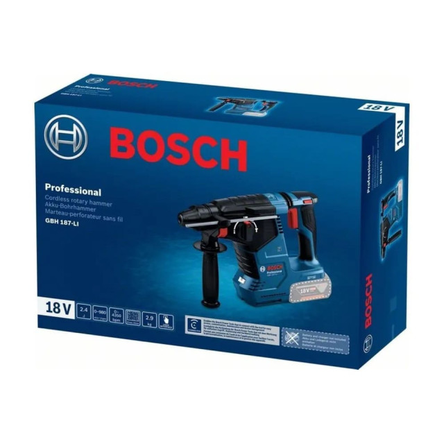 Перфоратор Bosch GBH 187-LI Professional 0611923020 аккумуляторный