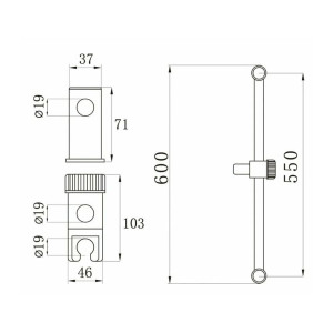 Душевая стойка AV Engineering AVSSS-028