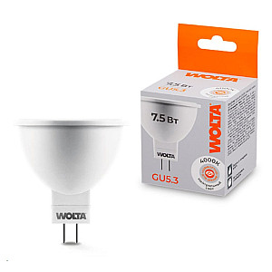 Лампа светодиодная Wolta MR16 7.5Вт 625лм 4000К GU5.3 3/50