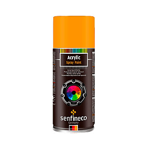 Краска-спрей Senfineco Paint Acrylic Deep Yellow акриловая темно-желтая 400 мл