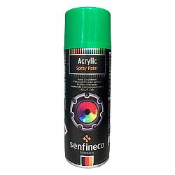 Краска-спрей Senfineco Paint Acrylic Fresh Green акриловая зеленая 400 мл