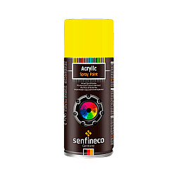 Краска-спрей Senfineco Paint Acrylic 4041 акриловая желтая 400 мл