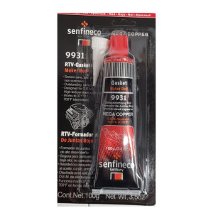 Герметик силиконовый Senfineco RTV Silicone Gasket Maker Red 9931 красный 100 гр
