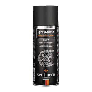 Смазка синтетическая литиевая Senfineco SprayGrease White lithium grease 9977 белая 450 мл