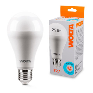 Лампа светодиодная Wolta 25W67BL25E27 A60 25Вт 2100лм 6500К Е27