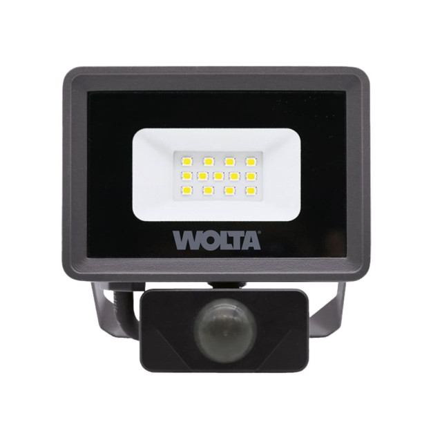 Прожектор Wolta WFL-10W/06S Led 10Вт 5700K 900лм IP65 с датчиком серый