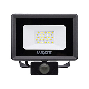 Прожектор Wolta WFL-20W/06S Led 20Вт 5700K 1800лм IP65 с датчиком серый